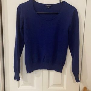 Snug stretch deep blue sweater 😍